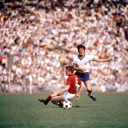 Wolfgang Seguin (DDR) im Spiel gegen die UdSSR