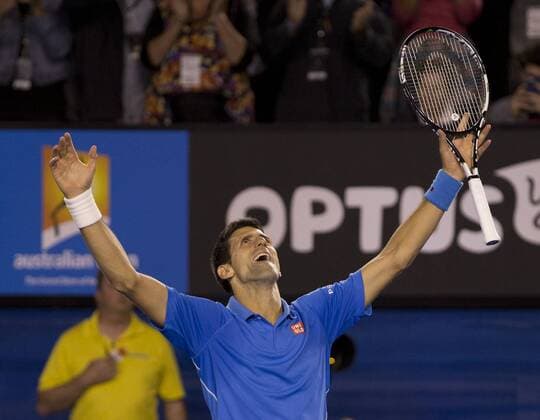 Novak Djokovic (SRB) Tennis - Australian Open 2015 - Grand Slam ATP Tennis Herren
