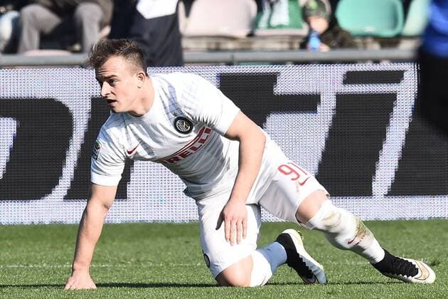 Aktuell Fußball, Italien, Serie A, Sassuolo Calcio - Inter Mailand Serie A US Sassuolo Calcio - Inter Mailand Xherdan Shaqiri 