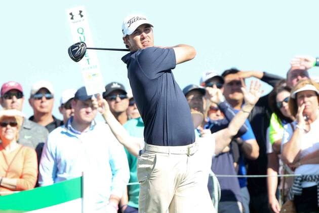 Feb. 1, 2015 - Scottsdale, Arizona, United States - Brooks Koepka tees off the 10th hole during the final round of the Waste Management Phoenix Open at TPC at Scottsdale. PGA Golf Herren Golf 2015 - Waste Management Phoenix Open - Final Round - ZUMAw109