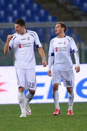Coppa Italia AS Rom - ACF Fiorentina AC Florenz Mario Gomez 