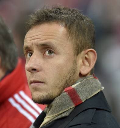 03.02.2015, Fussball 1.Bundesliga 2014 2015, 19.Spieltag, FC Bayern München - FC Schalke 04, in der Allianz-Arena München. Rafinha (Bayern) privat im Stadion. 