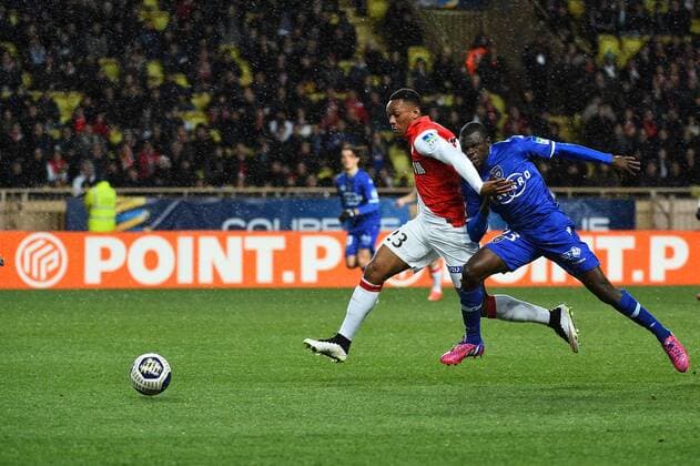 ANTHONY MARTIAL (mon) - Drissa DIAKITE (bas) FOOTBALL : AS Monaco vs SC Bastia - Coupe de la Ligue - 04 02 2015 FEP 