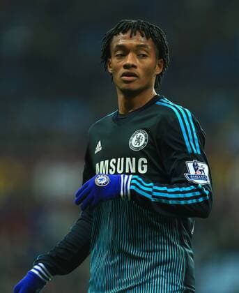 Aktuell Fußball, England, Premier League, Aston Villa - FC Chelsea Juan Cuadrado of Chelsea - Aston Villa vs. Chelsea - Barclay s Premier League - Villa Park - Birmingham - 07 02 2015 Pic Philip Oldham Sportimage EDITORIAL USE ONLY. No use with unauthorised audio, video, data, fixture lists, club league logos or live services. Online in-match use limited to 120 images, no video emulation. No use in betting, games or single club league player publications.