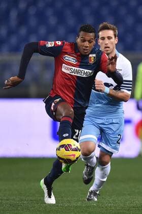 Aktuell Fußball, Italien, Lazio Rom - CFC Genua FC 1893 - Andrade Edenilson Genoa, Lucaas Biglia Lazio Football Calcio Serie A Lazio Roma - CFC Genoa 1893 FC Foto AndreaxStaccioli Insidefoto andreaxstaccioli