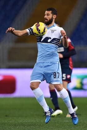 Aktuell Fußball, Italien, Lazio Rom - CFC Genua FC 1893 - Antonio Candreva Lazio Football Calcio Serie A Lazio Roma - CFC Genoa 1893 FC Foto AndreaxStaccioli Insidefoto andreaxstaccioli