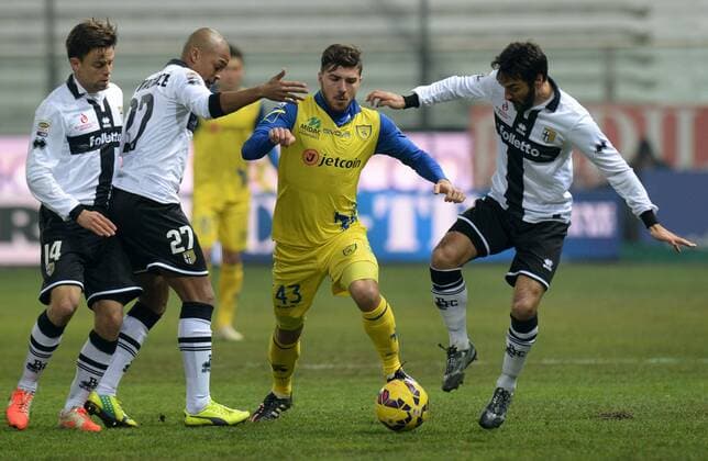 IPP20150211 Football - soccer: Serie A, FC Parma - AC Chievo Verona, Alberto Paloschi xHOCHxZWEIx xItalyxPhotoxPressx 