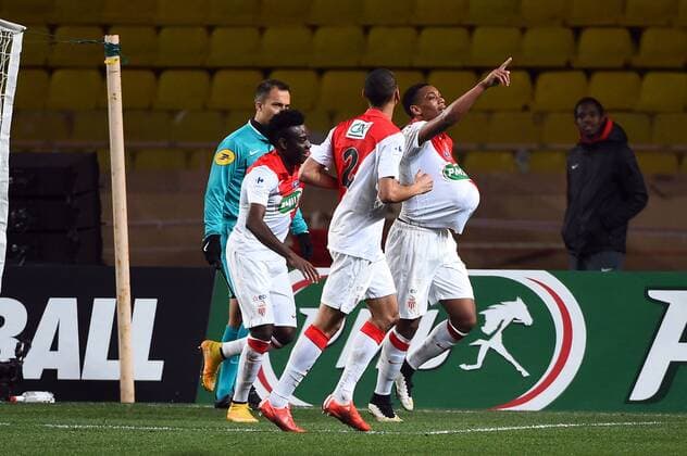 ANTHONY MARTIAL (mon) - ATTITUDE - JOIE FOOTBALL : Monaco vs Rennes - Coupe de France - 11 02 2015 FEP Panoramic 