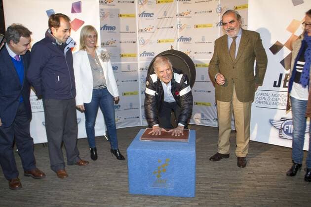 Presentation of the second mark at famous motorcycle boulevar in Jerez. In this picture, Giacomo Agostini. xPACOxMARTINx 