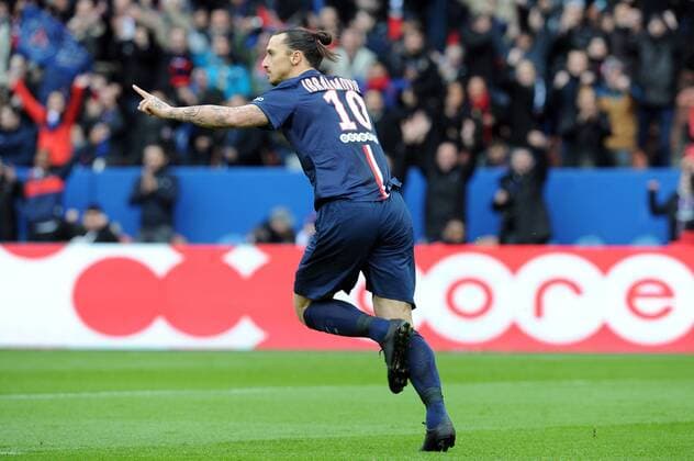 ZLATAN IBRAHIMOVIC (psg) - ATTITUDE - JOIE FOOTBALL : Paris SG vs Caen - Ligue 1 - 14 02 2015 FEP Panoramic 