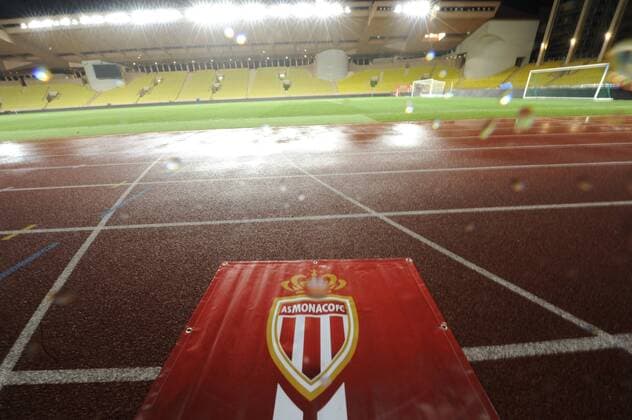Spielabsage wegen Unbespielbarkeit des Platzes im Stade Louis II des AS Monaco - Ligue 1 - 14 02 2015 FEP 