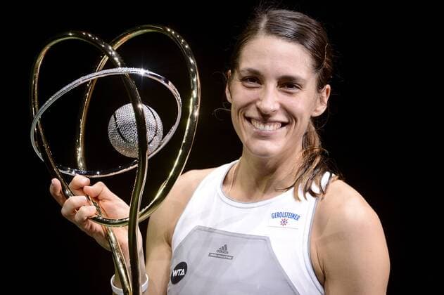 - ANTWERP, BELGIUM: German Andrea Petkovic pictured after the final of the WTA Tennis Damen Antwerp Diamond Games tennis tournament, Sunday 15 February 2015, in Antwerp. DIRKxWAEM  x04569729x