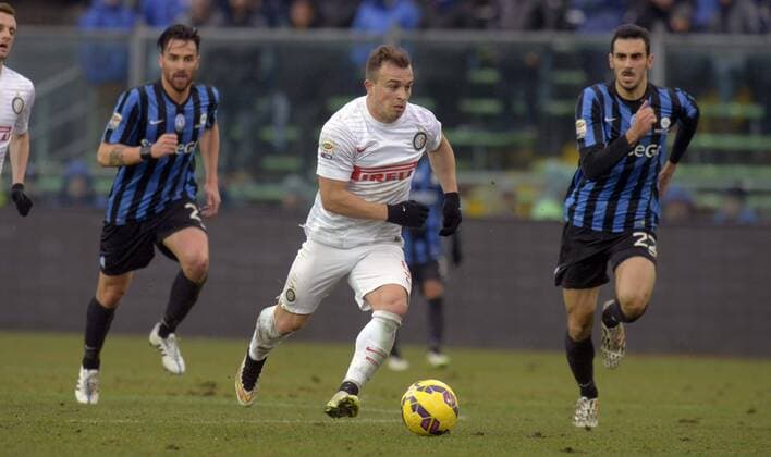 IPP20150215 Football - soccer: Serie A, Atalanta Bergamo - Inter Mailand, Xherdan shaqiri xHOCHxZWEIx xItalyxPhotoxPressx 