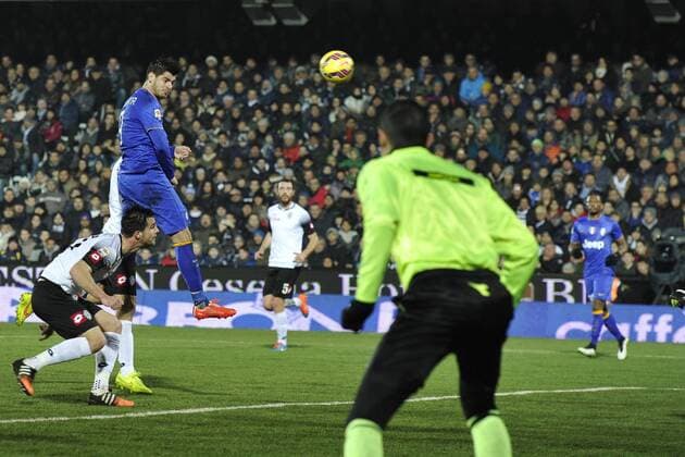 Serie A AC Cesena vs Juventus Turin: Tor durch Alvaro Morata 