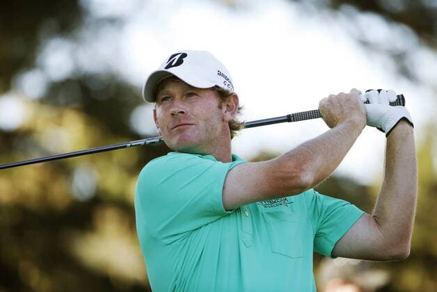 Feb. 15, 2015 - Pebble Beach, CA, USA - Brandt Snedecker tees off on the second hole on his way to winning the AT&T Pebble Beach National Pro-Am at Pebble Beach Golf Links in Pebble Beach, Calif., on Sunday, Feb. 15, 2015. Snedecker shot 22 under par for the tournament. Pebble Beach National Pro-Am - ZUMAm67_