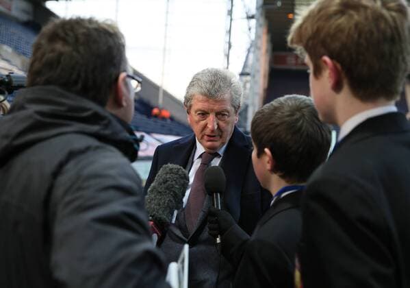 England manager Roy Hodgson looks on FA Cup - Preston North End vs Manchester United ManU - Deepdale - England - 16th February 2015 - Picture David Klein Sportimage EDITORIAL USE ONLY. No use with unauthorised audio, video, data, fixture lists, club league logos or live services. Online in-match use limited to 120 images, no video emulation. No use in betting, games or single club league player publications.