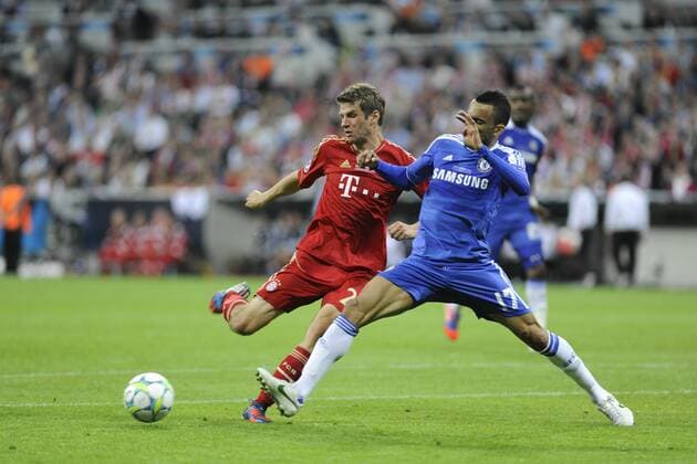 CL-FINALE - FC BAYERN München VS CHELSEA FC London - Jose Bosingwa, Thomas Müller