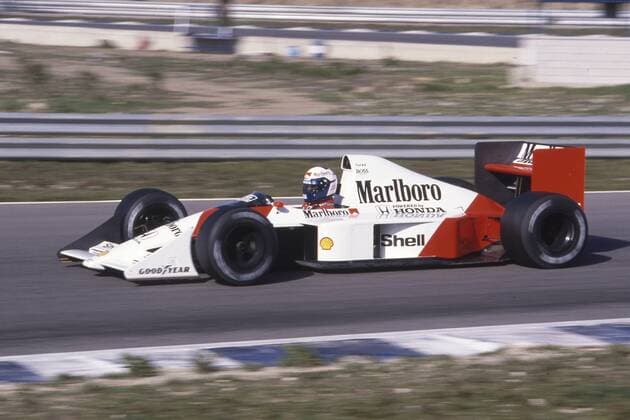 Alain PROST, Frankreich, Formel 1-Rennfahrer, MC Laren, Aktion, undatierte Aufnahme 1989 Â