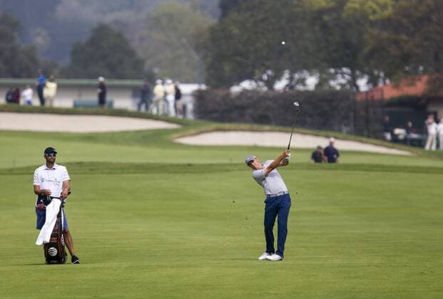 Feb. 20, 2015 - Los Angeles, California, U.S - Jordan Spieth plays in the second round of the Northern Trust Open PGA Golf Herren golf tournament at Riviera Country Club in Los Angeles on Friday, February 20, 2015. 2015 Northern Trust Open - ZUMAc68_