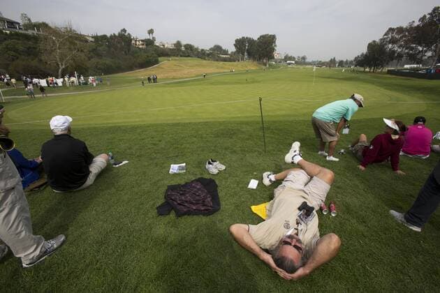Feb. 20, 2015 - Los Angeles, California, U.S - relax during the second round of the Northern Trust Open PGA Golf Herren golf tournament at Riviera Country Club in Los Angeles on Friday, February 20, 2015. 2015 Northern Trust Open - ZUMAc68_