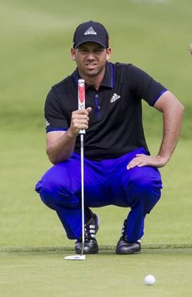 Feb. 20, 2015 - Los Angeles, California, U.S - Sergio Garcia of Spain plays in the second round of the Northern Trust Open PGA Golf Herren golf tournament at Riviera Country Club in Los Angeles on Friday, February 20, 2015. 2015 Northern Trust Open - ZUMAc68_