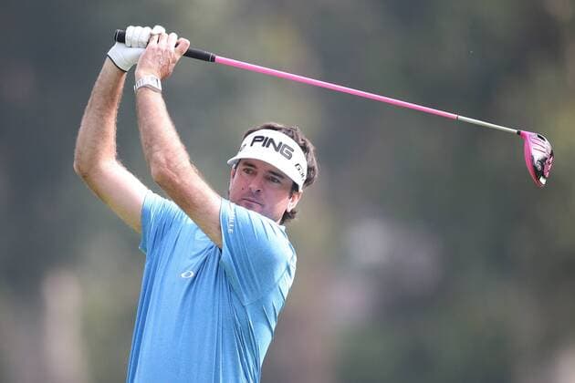 Feb. 20, 2015 - Pacific Palisades, CA, U.S. - February 20, 2015: Bubba Watson during the second round of the Northern Trust Open. Played at Riviera Country Club, Pacific Palisades, CA. Michael Zito ESW CSM PGA Golf Herren Golf 2015: Northern Trust Open Day Two FEB 20 - ZUMAcs17