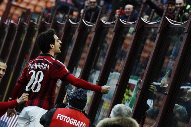 22 02 2015 - Serie A AC Milan vs AC Cesena foto DanielexBuffa Image Pictured: Giacomo Bonaventura 
