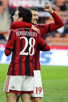 Giacomo Bonaventura Milan 1-0. Celebration goal - Football Calcio Serie A - AC Milan vs AC Cesena - Foto GiuseppexCeleste Insidefoto giuseppexceleste