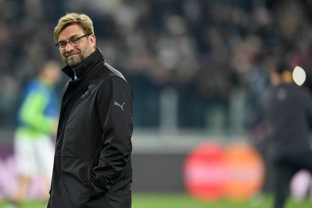 FUSSBALL CHAMPIONS LEAGUE SAISON 2014 2015 ACHTELFINAL HINSPIEL Juventus Turin - Borussia Dortmund 24.02.2015 Trainer Juergen Klopp (Borussia Dortmund) 