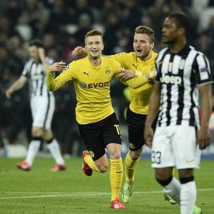 Champions League Juventus Turin - BVB Borussia Dortmund Torjubel Marco Reus 