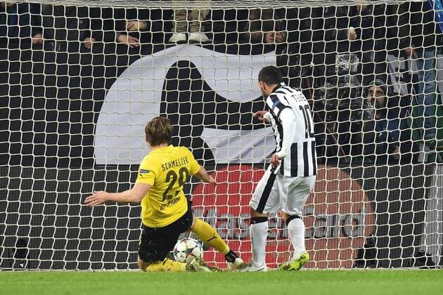 Gol Carlos Tevez Juventus Goal celebration Juventus Turin - BVB Borussia Dortmund andreaxstaccioli