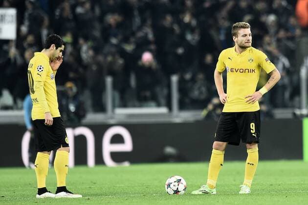 Champions League Juventus Turin - BVB Borussia Dortmund Ciro Immobile-Henrikh Mkhitaryan 