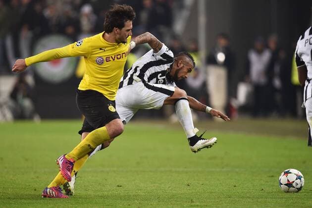 Mats Hummels Borussia, Arturo Vidal Juventus Champions League Juventus Turin - BVB Borussia Dortmund . andreaxstaccioli