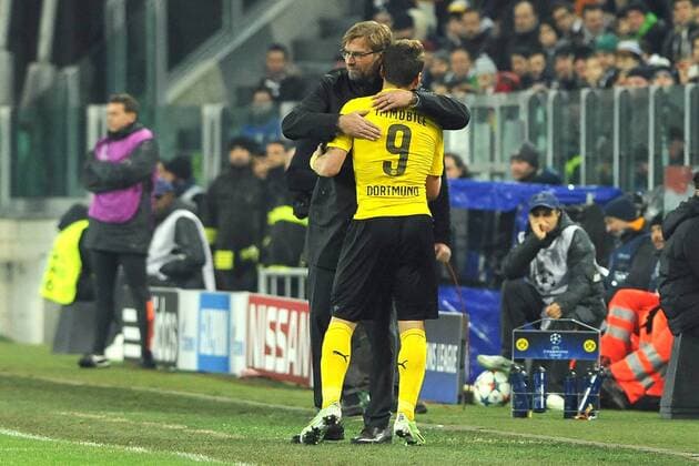 IPP20150224 Football - soccer: UEFA Champions League, Ottavi - Juventus Turin - Borussia dortmund, Trainer JÜGER KLOPP , CIRO IMMOBILE xHOCHxZWEIx xItalyxPhotoxPressx 