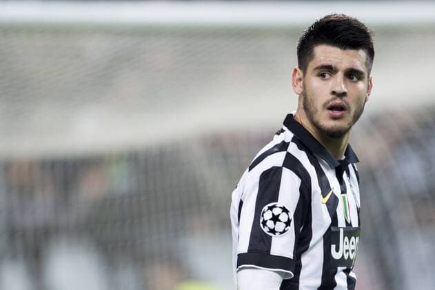 Alvaro Morata (Juventus), FEBRUARY 24, 2015 - Football Soccer : UEFA Champions League Round of 16 1st leg match between Juventus 2-1 Borussia Dortmund at Juventus Stadium in Turin, Italy. NoxThirdxPartyxSales  (ptmb071548)