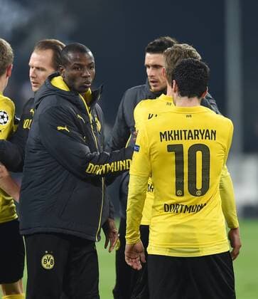 FUSSBALL CHAMPIONS LEAGUE SAISON 2014 2015 ACHTELFINAL HINSPIEL Juventus Turin - Borussia Dortmund 24.02.2015 Adrian Ramos (Borussia Dortmund) achdenklich 