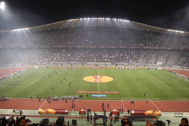 UEFA Europa League Round of 32 second leg match of Besiktas JK on February 26, 2015 in Istanbul, Turkey. Pictured: Atatürk Olympia Stadio 