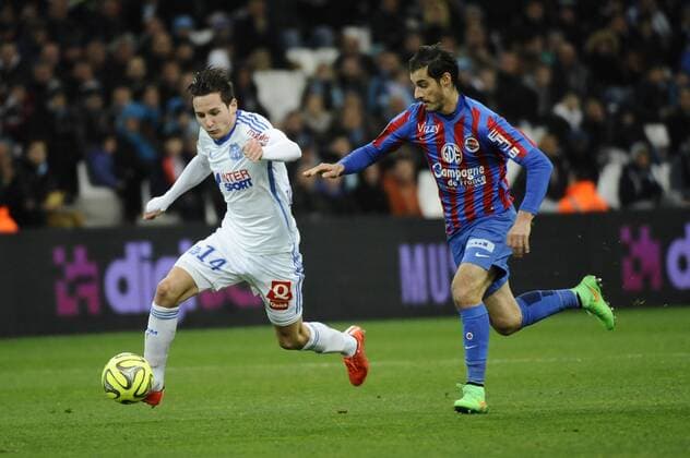 Florian Thauvin (OM) FOOTBALL : Olympique Marseille vs SM Caen - Ligue 1 2014 2015 - 27 02 2015 FranckPennant Panoramic 