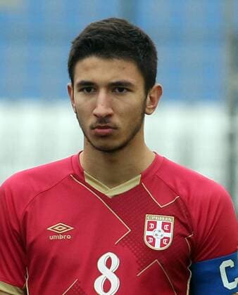26.02.2015 Stara Pazova(Serbia) Marko Grujic Serbia U19 portrait photo : 