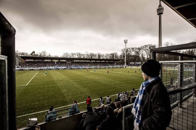 Fußball, Stadiongeschichte Stuttgarter Kickers 3.Liga Fussball GER Stuttgarter Kickers Fans