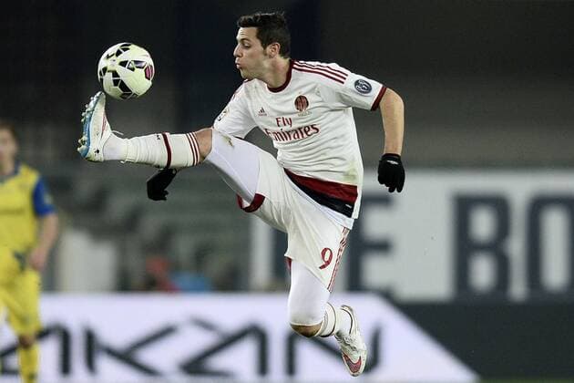 Verona, 28.02.2015 - Serie A 2014 2015 - AC Chievo Verona vs AC Milan - Mattia Destro 