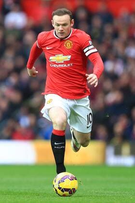 Wayne Rooney of Manchester United ManU - Manchester United (ManU) vs. AFC Sunderland - Barclay s Premier League - Old Trafford - Manchester - 28 02 2015 EDITORIAL USE ONLY. No use with unauthorised audio, video, data, fixture lists, club league logos or live services. Online in-match use limited to 120 images, no video emulation. No use in betting, games or single club league player publications.