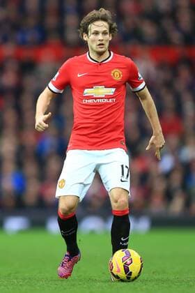 Daley Blind of Manchester United ManU - Manchester United (ManU) vs. AFC Sunderland - Barclay s Premier League - Old Trafford - Manchester - 28 02 2015 EDITORIAL USE ONLY. No use with unauthorised audio, video, data, fixture lists, club league logos or live services. Online in-match use limited to 120 images, no video emulation. No use in betting, games or single club league player publications.