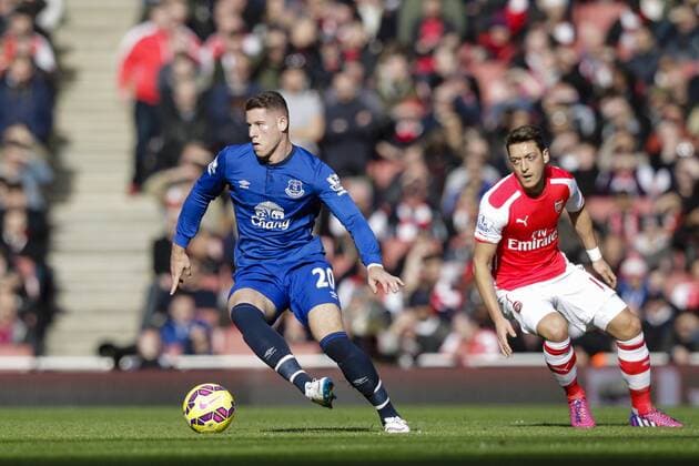 01.03.2015. London, England. Barclays Premier League. Arsenal versus Everton. Everton s Ross Barkley in action xCraigxMercerx  ActionPlus11601670