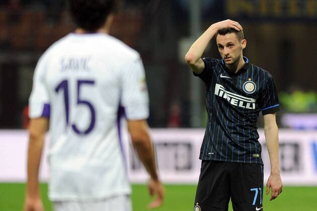 Serie A Inter Mailand - AC Florenz (ACF Fiorentina) (ACF Fiorentina (AC Florenz (ACF Fiorentina) ) ) Marcelo Brozovic 