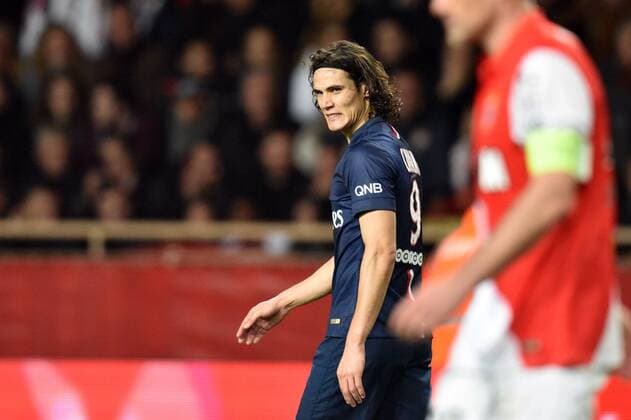 EDINSON CAVANI (psg) FOOTBALL : Monaco vs Paris SG - Ligue 1 - 01 03 2015 FEP Panoramic 