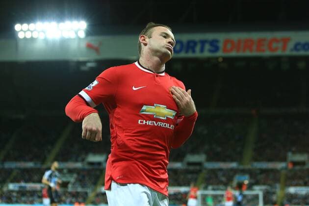 Wayne Rooney of Manchester United ManU looks dejected - Newcastle United vs. Manchester United ManU - Barclay s Premier League - St James Park - Newcastle - 04 03 2015 Pic PhilipxOldham Sportimage EDITORIAL USE ONLY. No use with unauthorised audio, video, data, fixture lists, club league logos or live services. Online in-match use limited to 120 images, no video emulation. No use in betting, games or single club league player publications.