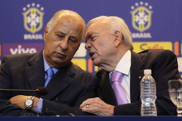 Rio de Janeiro RJ - Brazilian team coach Carlos Dunga calls the player for the next two friendly matches of Brazil, March 5 in the auditorium of the headquarters of the CBF, in Barra da Tijuca in Rio de Janeiro.  MarlonxFalcao