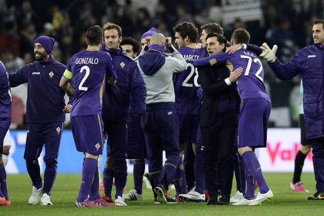 Coppa Italia 2015 - Juventus Turin - AC Florenz (ACF Fiorentina) (ACF Fiorentina (AC Florenz (ACF Fiorentina) ) ) esultanza fine gara Fiorentina 