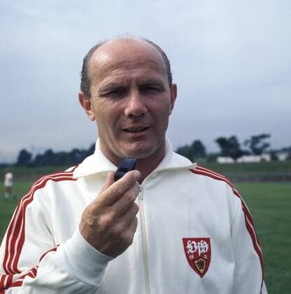 Trainer Gunther Baumann (VfB Stuttgart)